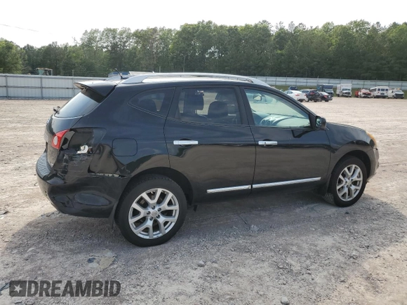 2012 Nissan Rogue S z VIN JN8AS5MV6CW413581, wystawiony jako Copart lot #59166905 z przebiegiem 167 113 mil mil oraz Szkoda całkowita • Salvage title. Historia ofert i sprzedaży dostępna na DreamBid. Obrazek 3.