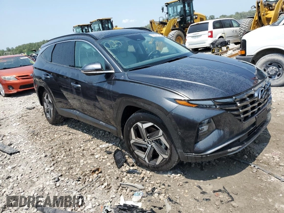 2023 Hyundai Tucson Limited with VIN 5NMJE3AE6PH213403, listed as a Copart auction lot 63034154 with 18,059 mi miles and Salvage Title. Bid and sale history available at carsss.com. Image 4.