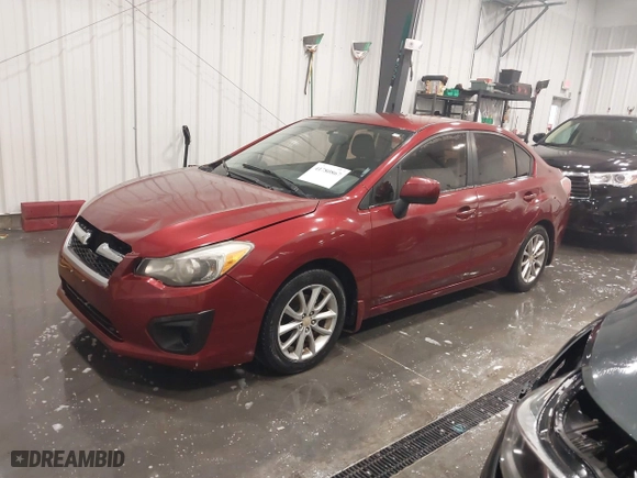 2012 Subaru Impreza Sedan 2.0i Premium with VIN JF1GJAC62CH006024, listed as a IAAI auction lot 41780867 with 143,346 mi miles. Bid and sale history available at carsss.com. Image 17.