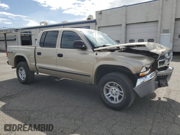 2004 Dodge Dakota SLT with VIN 1D7HG48N24S528242, listed as a Copart auction lot 52423025 with 113,786 mi miles and Salvage title. Bid and sale history available at DreamBid. Image 4.