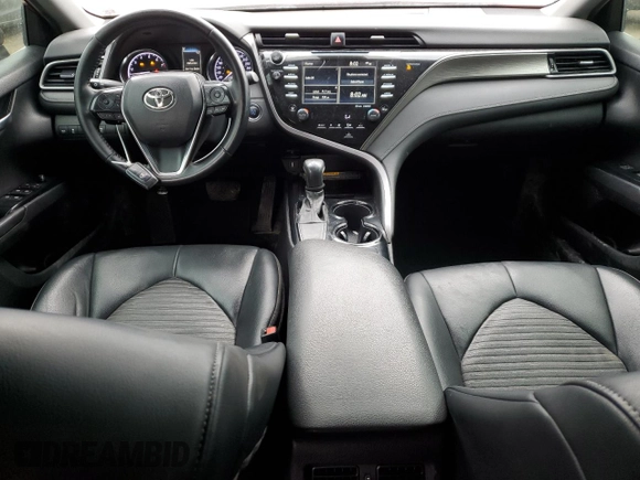 2020 Toyota Camry SE with VIN 4T1J11AK9LU350839, listed as a Copart auction lot 48998125 with 216,530 mi miles and Salvage Title. Bid and sale history available at carsss.com. Image 8.