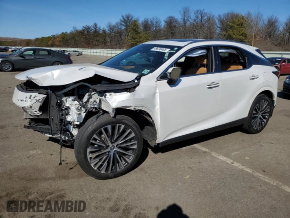 2023 Lexus RX with VIN 2T2BAMCA6PC018192, listed as a Copart auction lot 48638405 with 19,817 mi miles and Salvage Title. Bid and sale history available at carsss.com. Image 1.
