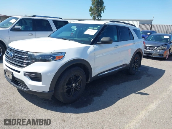 2020 Ford Explorer XLT with VIN 1FMSK7DH0LGA56278, listed as a IAAI auction lot 41836333 with 49,498 mi miles and . Bid and sale history available at carsss.com. Image 2.