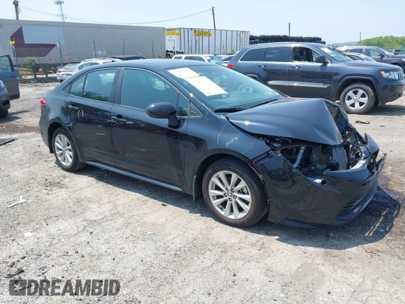 2024 Toyota Corolla LE with VIN 5YFB4MDE8RP188103, listed as a IAAI auction lot 42416138 with 20,474 mi miles and . Bid and sale history available at DreamBid. Image 1.
