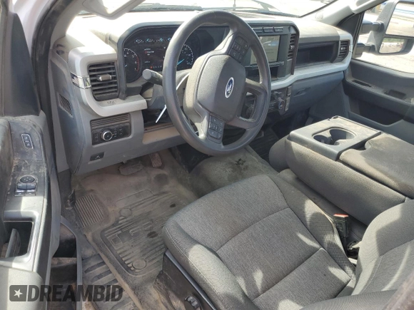 2024 Ford F-250 XL with VIN 1FTBF2BA1REE01033, listed as a Copart auction lot 57161275 with 49,465 mi miles and Salvage title. Bid and sale history available at DreamBid. Image 8.