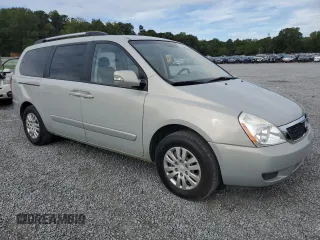 2012 Kia Sedona LX with VIN KNDMG4C77C6456849, listed as a Copart auction lot 69638314 with 206,434 mi miles and Salvage Title. Bid and sale history available at carsss.com. Image 4.