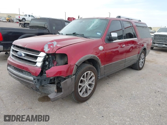 2015 Ford Expedition EL XLT with VIN 1FMJK1HT0FEF18846, listed as a IAAI auction lot 41569551 with 160,793 mi miles. Bid and sale history available at carsss.com. Image 17.