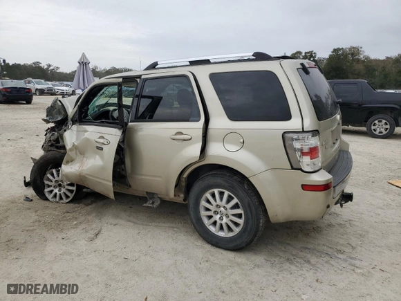 2011 Mercury Mariner Premier with VIN 4M2CN8H74BKJ04765, listed as a Copart auction lot 45813985 with 0 mi miles and Salvage Title. Bid and sale history available at carsss.com. Image 2.