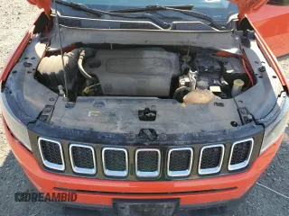 2017 Jeep Compass Sport z VIN 3C4NJDAB5HT642691, wystawiony jako Copart lot #54208335 z przebiegiem 183 359 mil mil oraz Szkoda całkowita • Salvage title. Historia ofert i sprzedaży dostępna na DreamBid. Obrazek 12.