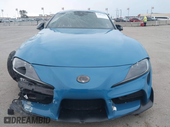 2024 Toyota GR Supra 3.0 with VIN WZ1DB0G08RW063652, listed as a IAAI auction lot 41802586 with 8,029 mi miles. Bid and sale history available at carsss.com. Image 12.