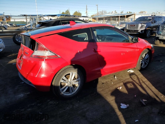 2012 Honda CR-Z with VIN JHMZF1D47CS001775, listed as a Copart auction lot 80882164 with 134,946 mi miles and Salvage Title. Bid and sale history available at carsss.com. Image 3.