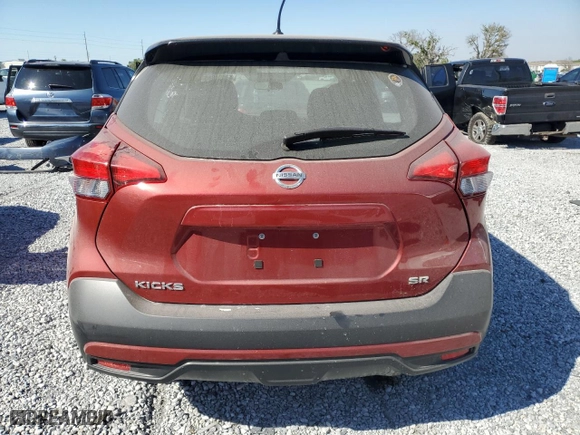 2018 Nissan Kicks SV with VIN 3N1CP5CUXJL504762, listed as a Copart auction lot 48464885 with 0 mi miles and Salvage Title. Bid and sale history available at carsss.com. Image 6.