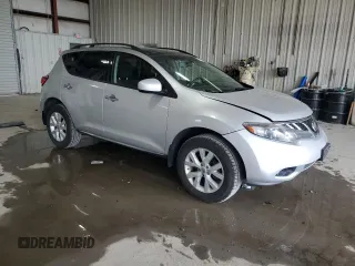 2012 Nissan Murano SV with VIN JN8AZ1MW7CW221292, listed as a Copart auction lot 54353965 with 128,526 mi miles and Salvage Title. Bid and sale history available at carsss.com. Image 4.