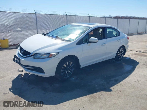 2014 Honda Civic Sedan EX with VIN 19XFB2F83EE051875, listed as a IAAI auction lot 41821950 with 157,755 mi miles. Bid and sale history available at carsss.com. Image 18.