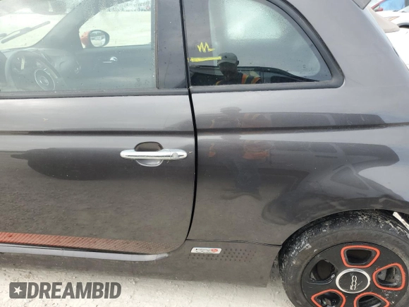 2018 FIAT 500e with VIN 3C3CFFGE4JT377469, listed as a Copart auction lot 79469034 with 0 mi miles and Non Repairable. Bid and sale history available at carsss.com. Image 12.