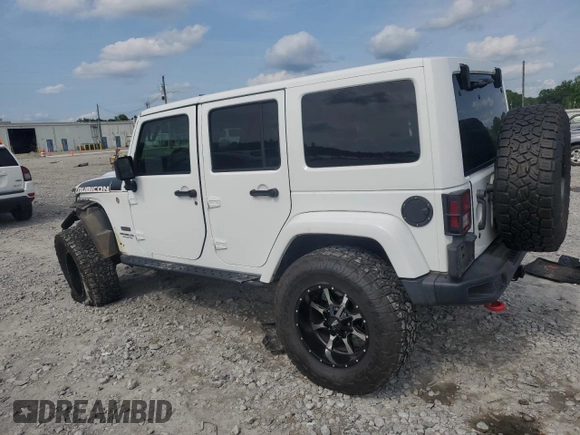 2017 Jeep Wrangler Unlimited Rubicon Recon with VIN 1C4BJWFG7HL696895, listed as a Copart auction lot 57409625 with 50,802 mi miles and Salvage title. Bid and sale history available at DreamBid. Image 2.