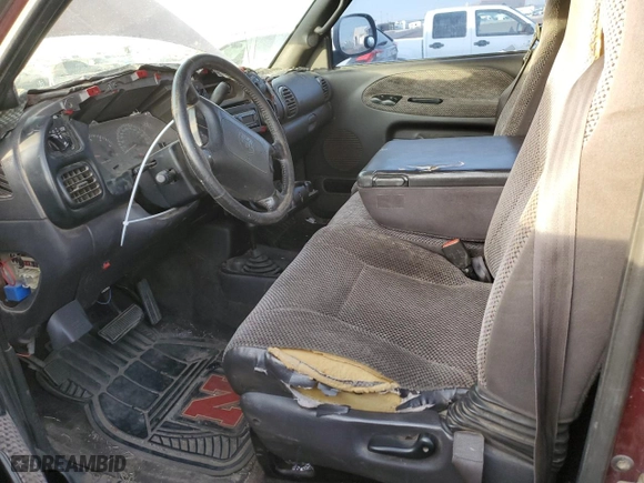 2000 Dodge Ram 1500 with VIN 3B7HF13Z9YG149645, listed as a Copart auction lot 87197624 with 244,846 mi miles and Salvage Title. Bid and sale history available at carsss.com. Image 7.