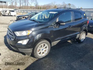 2018 Ford EcoSport SE with VIN MAJ6P1UL9JC195201, listed as a Copart auction lot 47426485 with 75,898 mi miles and Salvage Title. Bid and sale history available at carsss.com. Image 1.