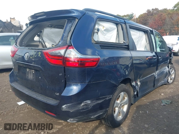 2020 Toyota Sienna LE Auto Access Seat with VIN 5TDKZ3DC5LS029855, listed as a IAAI auction lot 40682719 with Not provided miles and . Bid and sale history available at DreamBid. Image 4.