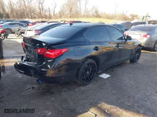 2014 Infiniti Q50 Premium with VIN JN1BV7AR4EM682075, listed as a IAAI auction lot 41392275 with 79,713 mi miles. Bid and sale history available at carsss.com. Image 4.