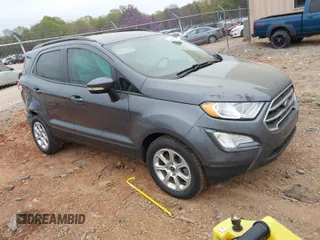 2020 Ford EcoSport SE with VIN MAJ3S2GE3LC362997, listed as a IAAI auction lot 41913753 with 50,344 mi miles. Bid and sale history available at carsss.com. Image 1.