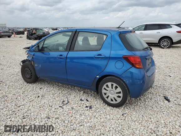2015 Toyota Yaris L with VIN VNKKTUD35FA035087, listed as a Copart auction lot 50596655 with Not Provided miles and Salvage Title. Bid and sale history available at DreamBid. Image 2.