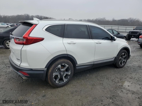 2019 Honda CR-V Touring with VIN 7FARW1H92KE012139, listed as a Copart auction lot 41484645 with 27,098 mi miles and Salvage Title. Bid and sale history available at carsss.com. Image 3.