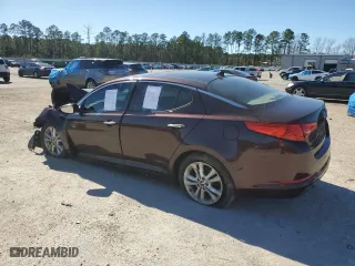 2011 Kia Optima EX with VIN KNAGN4A79B5085880, listed as a Copart auction lot 47295125 with 0 mi miles and Salvage Title. Bid and sale history available at carsss.com. Image 2.