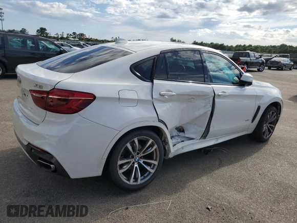 2016 BMW X6 xDrive35i with VIN 5UXKU2C50G0N79015, listed as a Copart auction lot 63098503 with 0 mi miles. Bid and sale history available at carsss.com. Image 3.