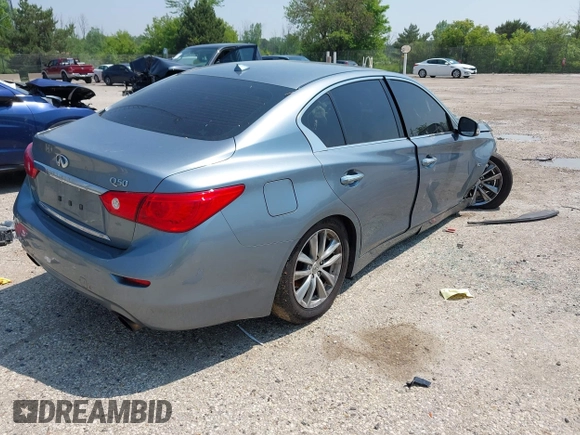 2017 Infiniti Q50 Premium z VIN JN1EV7AR1HM834900, wystawiony jako IAAI lot #42435638 z przebiegiem 76 937 mil mil oraz . Historia ofert i sprzedaży dostępna na DreamBid. Obrazek 4.