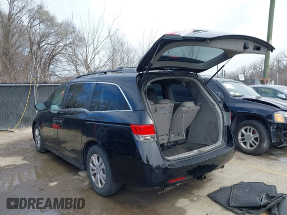 2016 Honda Odyssey EX-L with VIN 5FNRL5H68GB150485, listed as a IAAI auction lot 41835927 with 97,765 mi miles. Bid and sale history available at carsss.com. Image 3.