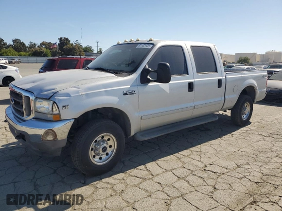2002 Ford F-250 XL with VIN 1FTNW21L92ED10310, listed as a Copart auction lot 59132935 with 217,885 mi miles and Salvage title. Bid and sale history available at DreamBid. Image 1.