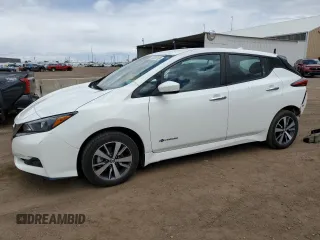 2019 Nissan LEAF SL Plus z VIN 1N4BZ1CP6KC318239, wystawiony jako Copart lot #57334165 z przebiegiem 66 566 mil mil oraz Szkoda całkowita • Salvage title. Historia ofert i sprzedaży dostępna na DreamBid. Obrazek 1.