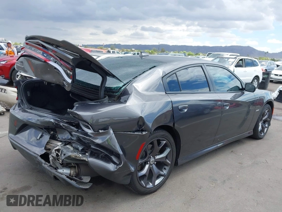 2019 Dodge Charger R/T with VIN 2C3CDXCT4KH633149, listed as a IAAI auction lot 42196607 with Not Provided miles and . Bid and sale history available at DreamBid. Image 4.