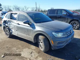 2019 Volkswagen Tiguan SE with VIN 3VV2B7AX4KM013634, listed as a IAAI auction lot 41429236 with 133,492 mi miles and . Bid and sale history available at DreamBid. Image 1.