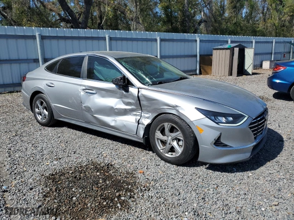 2021 Hyundai Sonata SE with VIN 5NPEG4JA4MH091900, listed as a Copart auction lot 47565985 with 39,547 mi miles and Non Repairable. Bid and sale history available at carsss.com. Image 4.