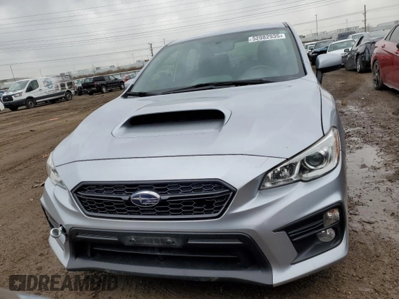 2019 Subaru WRX Premium with VIN JF1VA1C65K9828526, listed as a Copart auction lot 52082935 with 55,127 mi miles and Salvage title. Bid and sale history available at DreamBid. Image 5.