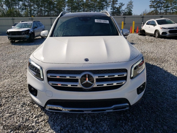 2020 Mercedes-Benz GLB with VIN WDC4M4HB9LW011755, listed as a Copart auction lot 45901265 with 44,704 mi miles and Salvage Title. Bid and sale history available at carsss.com. Image 5.