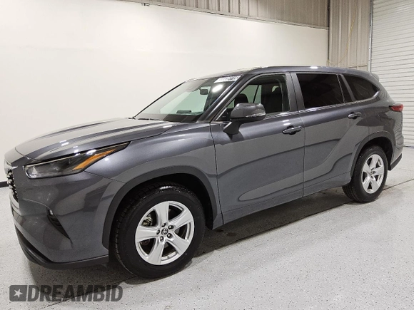 2023 Toyota Highlander L z VIN 5TDKDRAH7PS505420, wystawiony jako Copart lot #55535115 z przebiegiem 44 061 mil mil oraz Czysty tytuł • Clean title. Historia ofert i sprzedaży dostępna na DreamBid. Obrazek 1.