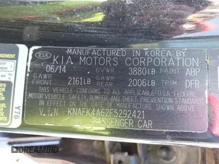 2015 Kia Forte LX with VIN KNAFK4A62F5292421, listed as a IAAI auction lot 41964789 with 32,001 mi miles. Bid and sale history available at carsss.com. Image 9.