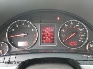 2005 Audi A4 1.8T with VIN WAUJC68E25A033580, listed as a Copart auction lot 45163855 with 170,755 mi miles and Salvage Title. Bid and sale history available at carsss.com. Image 9.