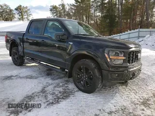 2024 Ford F-150 STX with VIN 1FTEW2LP9RKD96519, listed as a Copart auction lot 45815305 with 2,021 mi miles and Salvage Title. Bid and sale history available at carsss.com. Image 11.