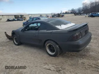 1995 Ford Mustang GT with VIN 1FALP42T2SF181843, listed as a Copart auction lot 46025335 with 65,235 mi miles and Salvage title. Bid and sale history available at DreamBid. Image 2.