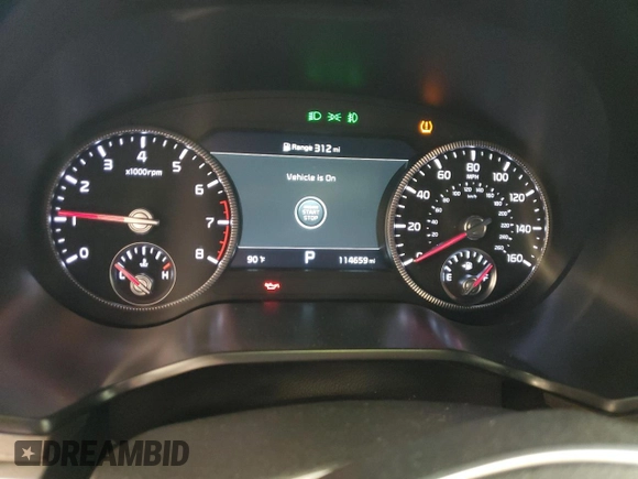 2020 Kia Telluride SX with VIN 5XYP5DHC9LG022230, listed as a Copart auction lot 51284225 with 114,659 mi miles and Salvage Title. Bid and sale history available at DreamBid. Image 9.