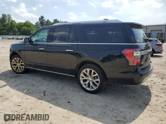 2018 Ford Expedition Max Platinum with VIN 1FMJK1MT8JEA54459, listed as a Copart auction lot 66247665 with 212,977 mi miles and Clean title. Bid and sale history available at DreamBid. Image 2.
