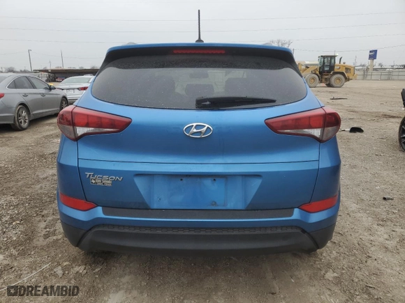 2017 Hyundai Tucson SE Plus with VIN KM8J33A48HU501779, listed as a Copart auction lot 45489845 with 123,062 mi miles and Salvage Title. Bid and sale history available at carsss.com. Image 6.