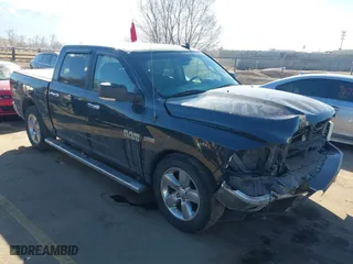 2015 Ram 1500 Big Horn with VIN 3C6RR7LT1FG597666, listed as a IAAI auction lot 41656249 with 134,053 mi miles. Bid and sale history available at carsss.com. Image 1.
