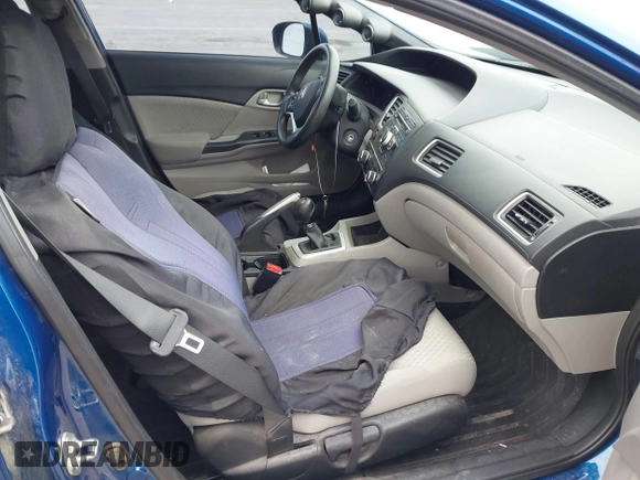 2015 Honda Civic Sedan LX with VIN 19XFB2E54FE060478, listed as a IAAI auction lot 41400579 with 97,532 mi miles. Bid and sale history available at carsss.com. Image 5.
