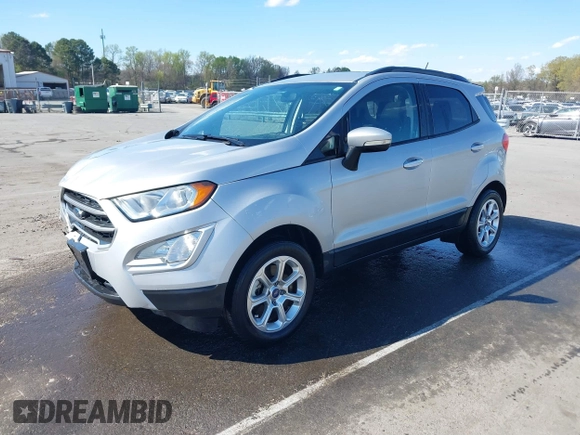 2018 Ford EcoSport SE with VIN MAJ3P1TE5JC192737, listed as a IAAI auction lot 41892922 with 69,581 mi miles. Bid and sale history available at carsss.com. Image 2.