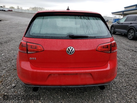 2015 Volkswagen Golf GTI Autobahn with VIN 3VW4T7AU3FM001424, listed as a Copart auction lot 51743355 with 103,116 mi miles and Salvage Title. Bid and sale history available at carsss.com. Image 6.